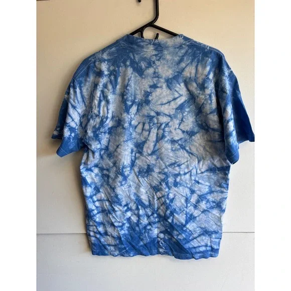 The Beatles Tie Dye T-Shirt Cartoon Band Tee Gildan Large Classic - Picture 6 of 6